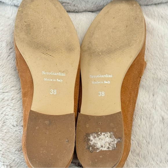Nero Giardini suede bit flat loafers tan size 8 (38) - Picture 6 of 7
